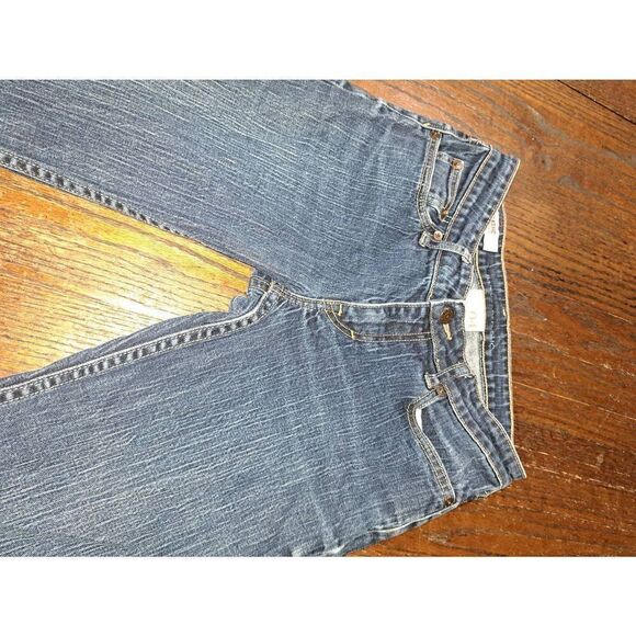 4 Banana Republic Stretch Classic Boot Cut Denim Blue Jeans Pockets Nelt Loops - Picture 2 of 4